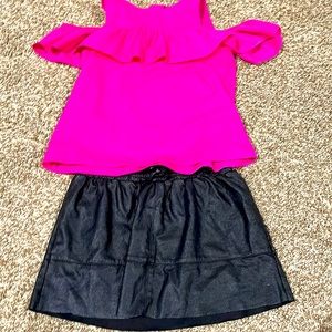 Cute skirt and shirt